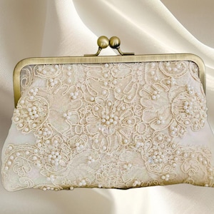Repurposed Wedding Dress Clutch: Heirloom Bridal Keepsake
