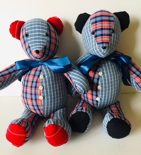 Handmade Memory Bear Custom Made Keepsake Bear - Etsy