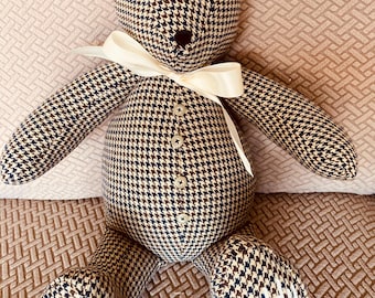 Memory Bear 18": Keepsake Gift Handmade from Loved One's Clothing