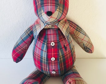 Memory bears ~ Made with loved ones clothing