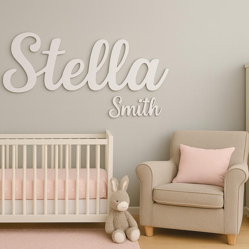 Baby Nursery Name Signs Etsy — free download