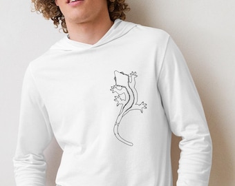 Crested gecko hoodie t-shirt