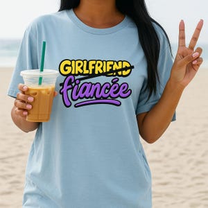Fiancée Engagement T-Shirt – Cute Bride-to-Be Gift – Funny Wedding Tee for Her – Unisex Comfort Colors Shirt – Future Mrs Top