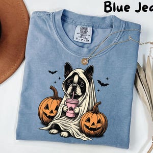 halloween shirt Boston Terrier Ghost T-Shirt| Retro Halloween Shirts| Spooky Season| Boston Terrier Halloween Shirt| Pumpkin Fall Shirt