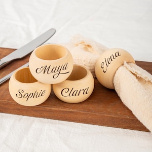 Servilletero de madera personalizado, servilletero para fiestas, accesorios de boda personalizados o regalo para fiestas, regalo para casa nueva, artículos de mesa para fiestas de boda