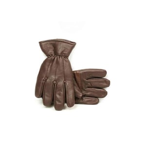 Leather Gloves Men, Winter Gloves Premium Lining, Genuine Leather Gloves Touch Screen, Christmas Gift For Him Boyfriend Dad, Best Man Gift