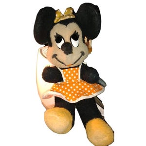 Vintage jaren 60 Disney Minnie Mouse (Mickey) pluche knuffels Californië, VS afbeelding 1