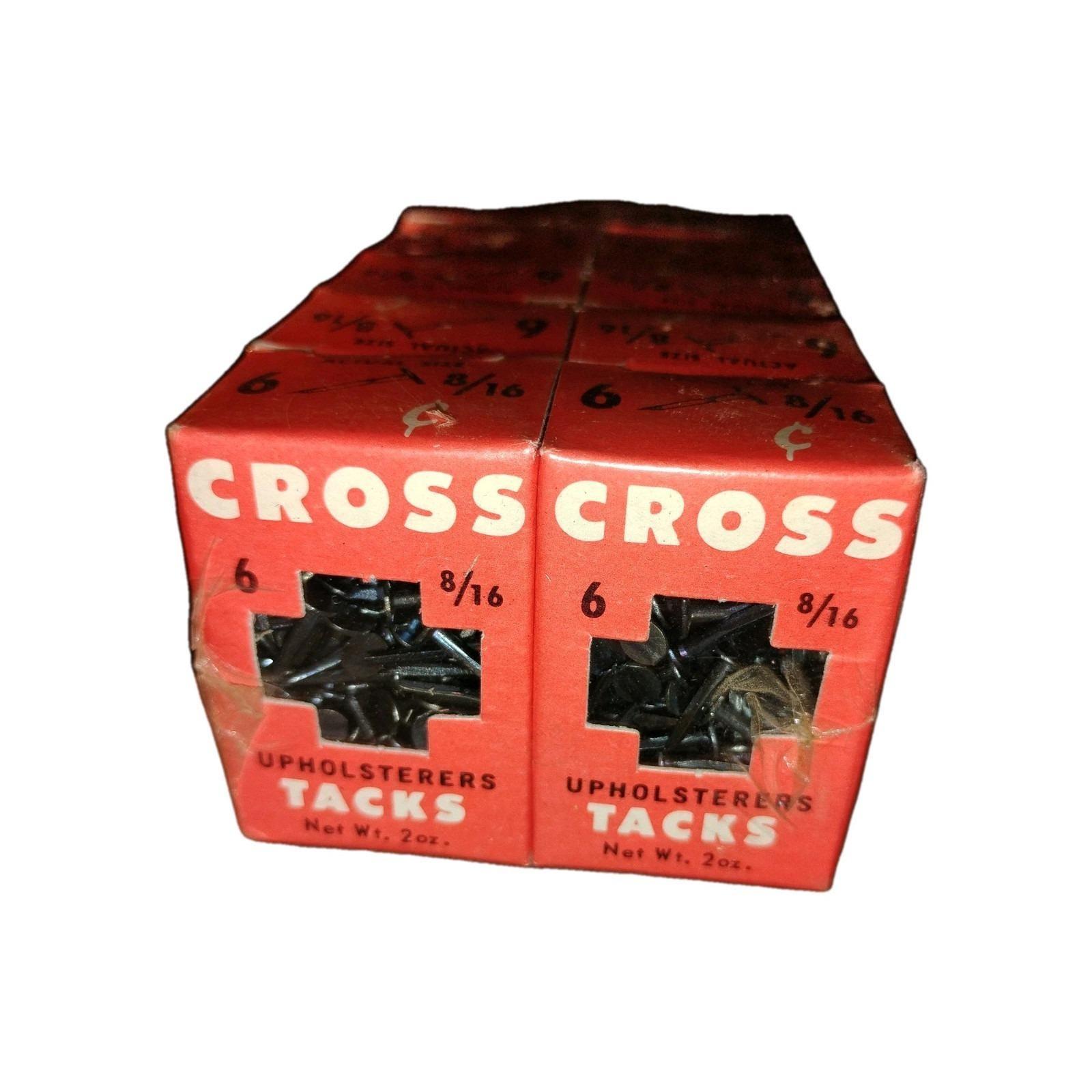 Vintage Upholstery Tacks - Etsy Canada Vintage‎ 1961 Cross Upholsterers Tacks blued Cut Tacks #6 Set of 10 pack 8/16 display picture 1