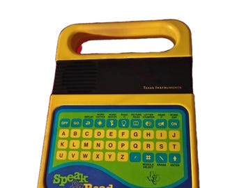 Vintage Texas Instruments Speak & Math, 1984 Educational Toy
