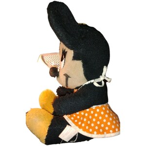 Vintage jaren 60 Disney Minnie Mouse (Mickey) pluche knuffels Californië, VS afbeelding 4
