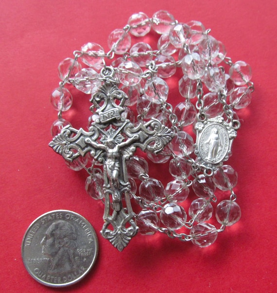 Sterling rosary hot sale
