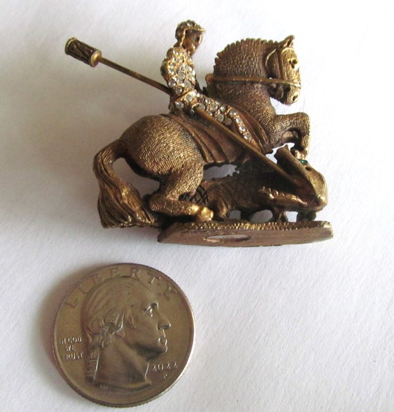 Saint George And The Dragon Brooch By DeNicola Dr… - image 7