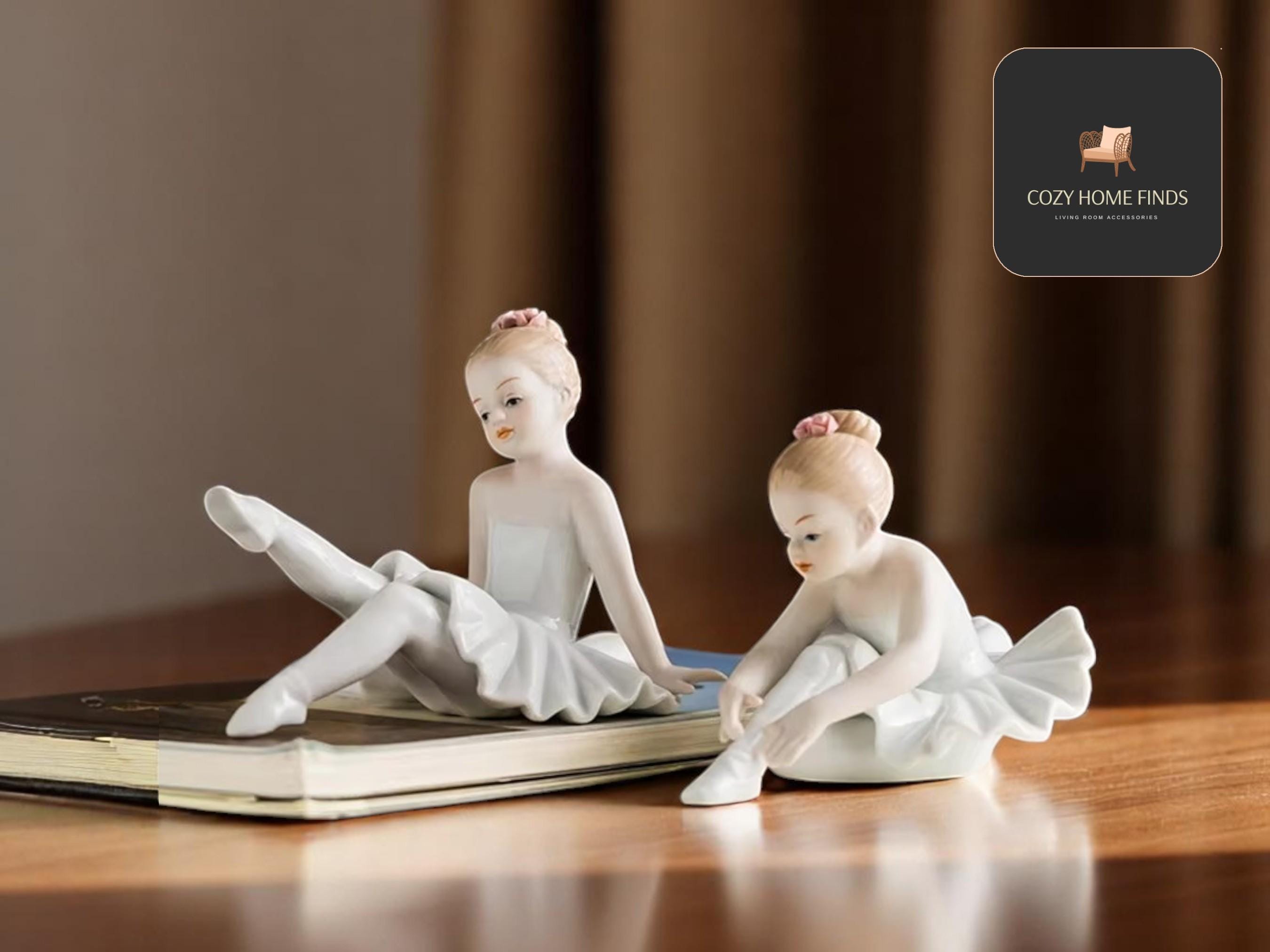 バレリーナ 陶器フィギュア 3体セット バレリーナ 陶器フィギュア 3体セット