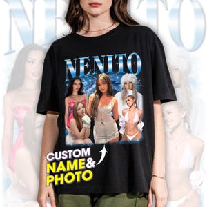 Custom Your Own Bootleg Tee, Retro Custom Bootleg Rap Tee, Custom Bootleg, Custom Photo Shirt, Insert Your Design, Vintage Graphic 90s Shirt