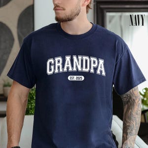 Grandpa EST 2025 Shirt, Pocket Grandpa Shirt, Fathers day Shirt, New Grandpa , Grandpa Gift, Fathers Shirt, Dad Shirt, Father&#39;s Day Shirt