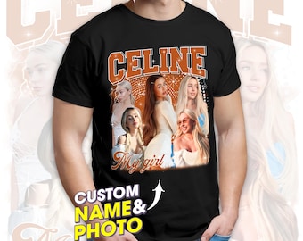 Custom Bootleg Rap Tee, Custom Your Girlfriend Boyfriend Vintage Graphic 90s Tshirt, Custom Photo Shirt, Custom Your Own Bootleg Idea