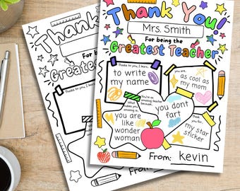 Teacher Appreciation Coloring Pages Instant Digital Download Perfect ...