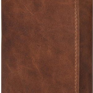 Cartera triple de cuero VALENCHI para hombre: con bloqueo RFID, fina y elegante, con 7 ranuras para tarjetas y 2 compartimentos para billetes. El regalo perfecto.