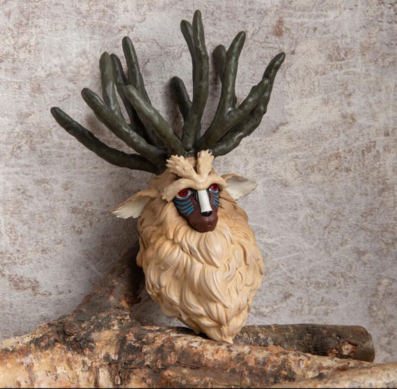 Princess Mononoke Forest Spirit Magnets | 3D Studio Ghibii Fridge