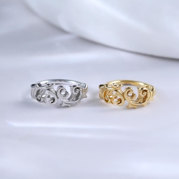 Filigree Nose Ring Gold Etsy