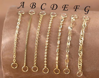 Łańcuszek ze srebra próby 925 pozłacany 14-karatowym złotem: łańcuszek kablowy, łańcuszek pudełkowy, łańcuszek koralikowy, łańcuszek wargowy, łańcuszek krawężnikowy, łańcuszek rolo, element mocujący do chrząstki nosowej