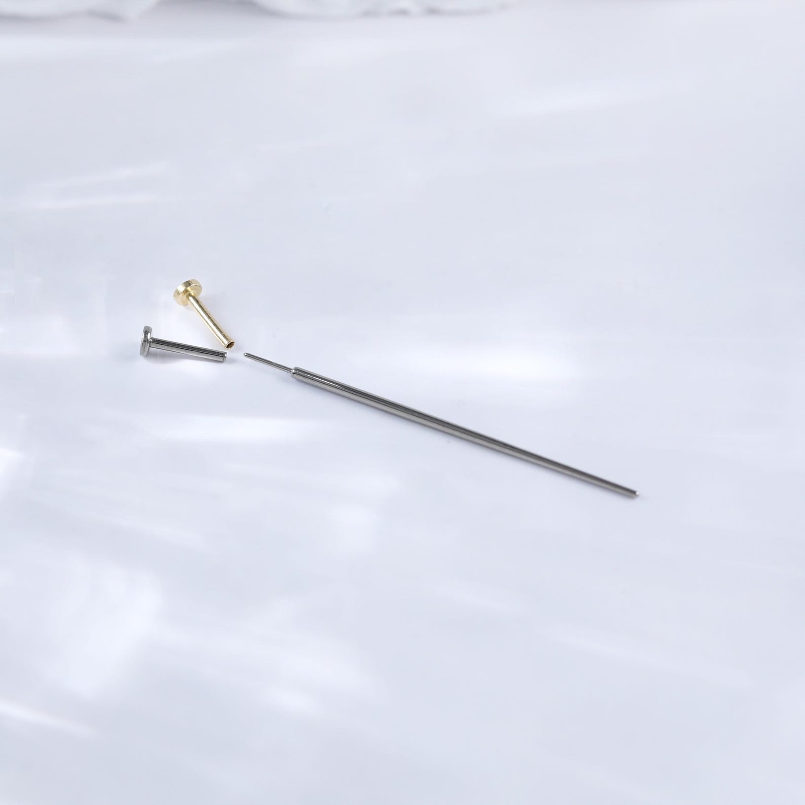 Threadless Pin Titanium Threadless Insertion Pin • Self Piercing Taper Guide Needle ...