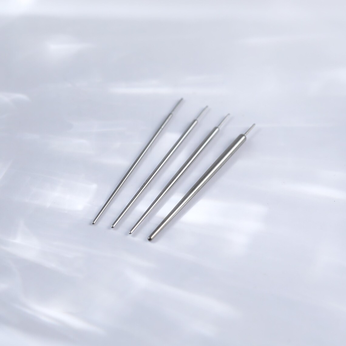 Titanium Threadless Insertion Pin • Self Piercing Taper Guide Needle ...