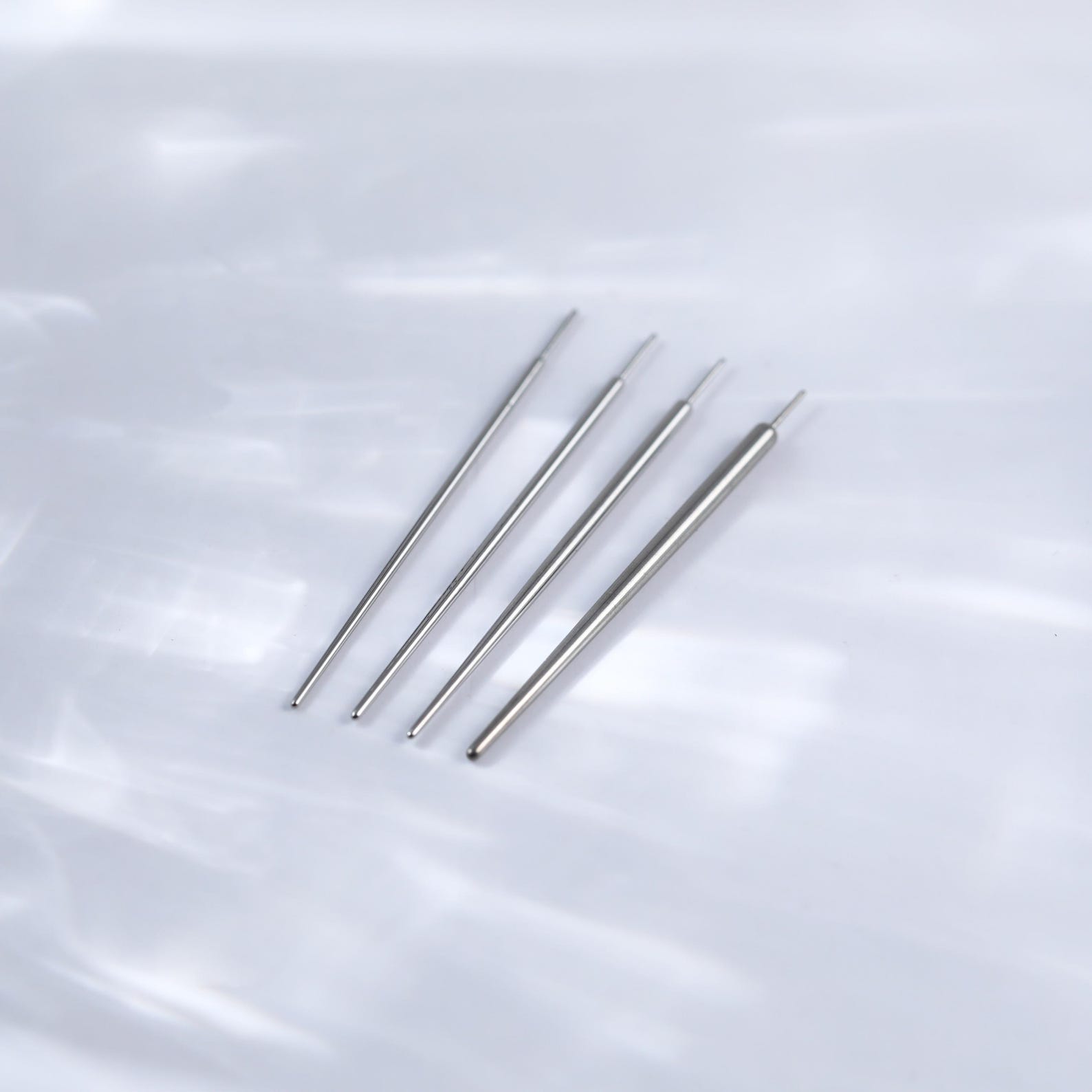 Threadless Pin Titanium Threadless Insertion Pin • Self Piercing Taper Guide Needle ...