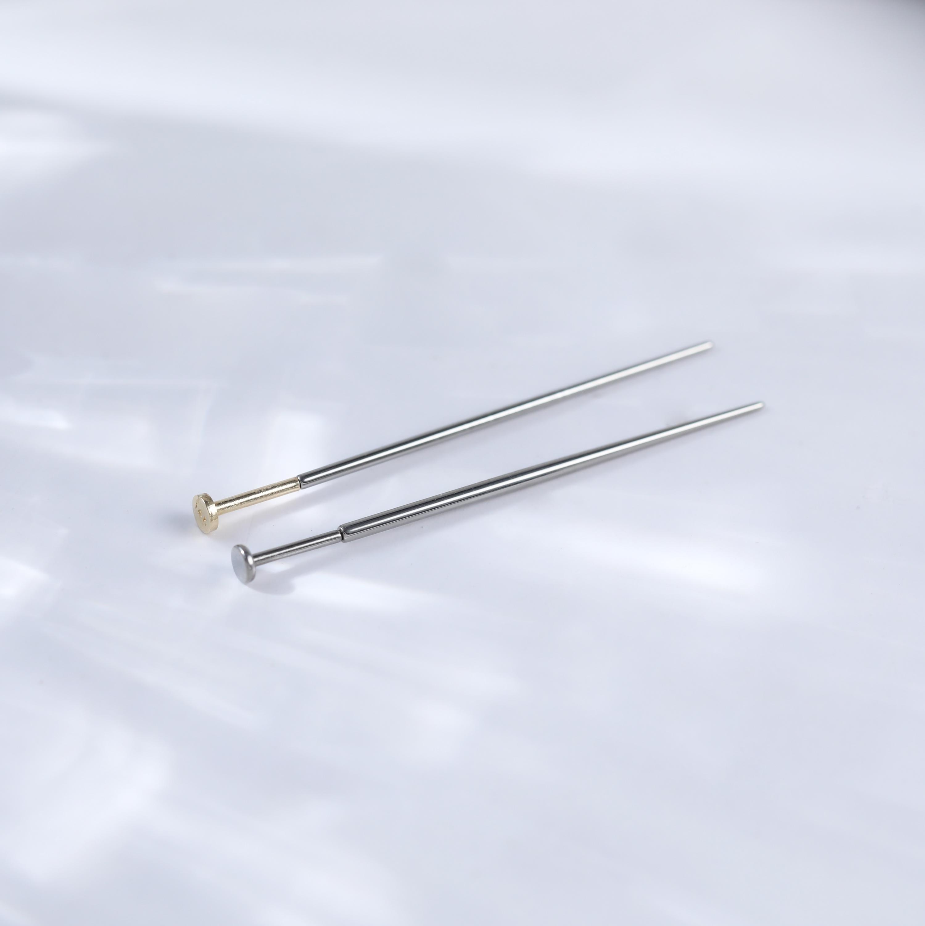 Titanium Threadless Insertion Pin • Self Piercing Taper Guide Needle ...