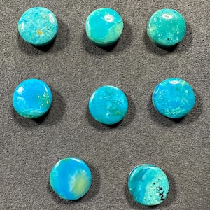 High Quality Natural Peruvian Blue Opal | Sea Blue Gemstone | Custom Jewelry & Unique Mineral Collection Peruvian Stone Round Shape