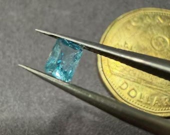 Natural Blue Apatite 0.36ct Madagascar | Small Cushion Cut | Loose Gemstone for Jewelry
