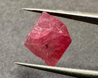 Mahenge Spinel Crystal: Raw Red & Pink Gemstone, August Birthstone