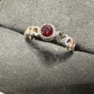 Natural Multi-Gemstone Sterling Silver Ring | Special Price Ring Collection Garnet Rings US 9-1