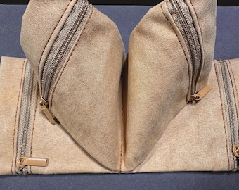 Fluwelen opbergzakje voor sieraden: 4-laags reisopbergtas