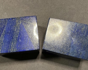 アフガニスタンの伝統的な箱、青いラピスラズリの石の箱、宝石箱