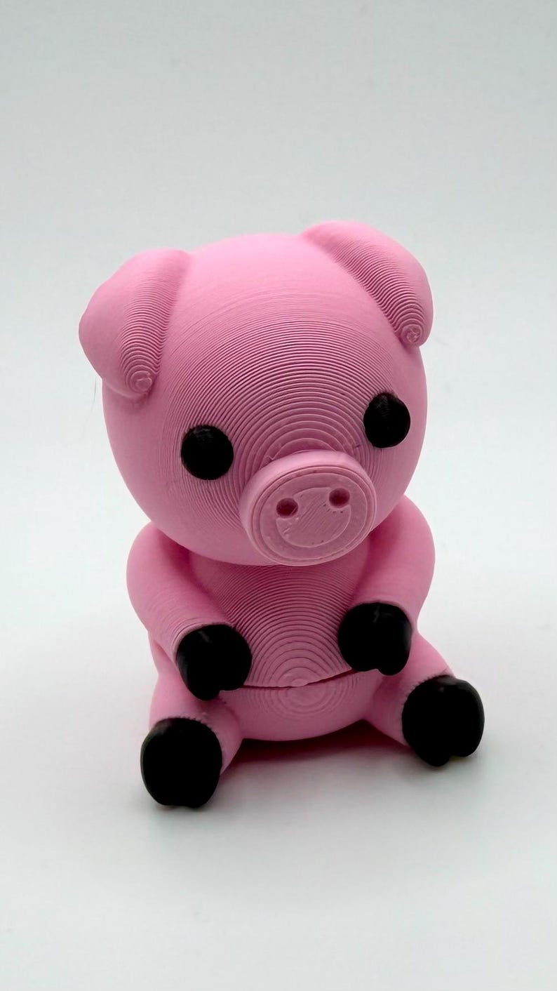 3D Printed Farm Animal Figurine | Desk Decor - Etsy