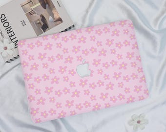 Cute Pink Floral MacBook Cover,Apple Laptop Pro 13/15/16" Case,New Mac Pro 14 A3434 (M5) Case,Mac Air 11/13/15" M1 M2 M3 M4 2022 2024 2025