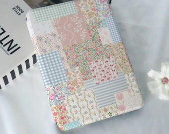 Floral Plaid Collage Kindle Case,Kindle 11/12th,PaperWhite7/10/12th,Personalized Gift,PaperWhite 2024,Kindle Colorsoft Case,Auto Wake/Sleep