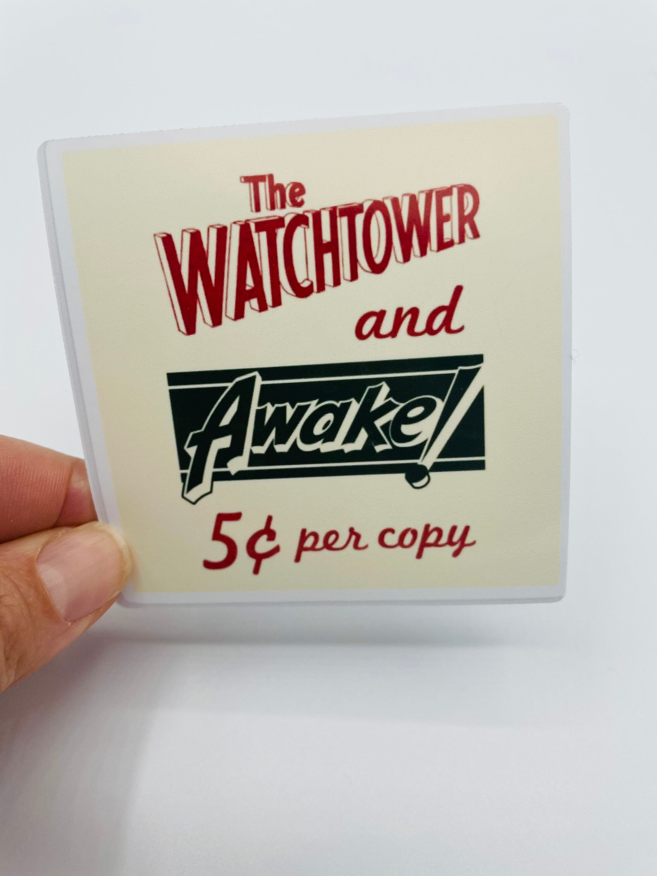 Watchtower and Awake Die Cut Vinyl Sticker | Bible | JW | Jehovah ...