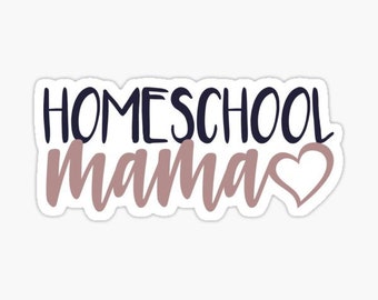 Homeschool Mama Caffeinate /& Educate sticker