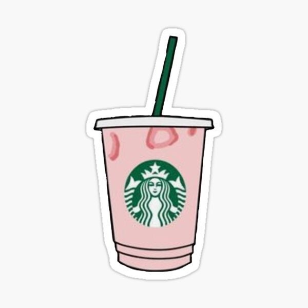 CA006 Starbucks Drink Clip Art, PNG Files, Printable Sticker 