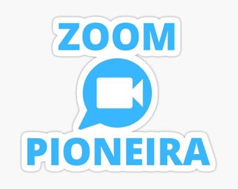 Zoom Pioneira Die Cut Vinyl Sticker | Decal | Pioneer | Jehovah | JW | Ministry | Field Service | Spanish