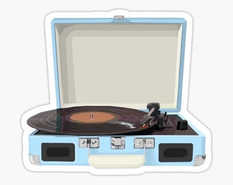 Personalised Record Player Notebook