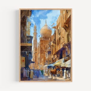 Pintura de acuarela de Karachi - Impresión de arte mural, póster de Pakistán, impresión de viaje a Karachi, decoración de viaje, idea de regalo de la India, ilustración, decoración del hogar