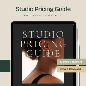 Studio Photography Pricing Guide – Canva Template for Photographers | Editable Photography Services Brochure for Client Welcome Pack