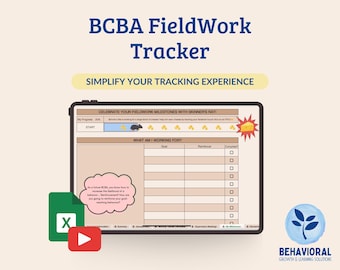 BCBA Fieldwork Tracker + Step-by-Step Video Demonstration | Easy, Automated Logging