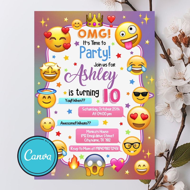 Emoji Birthday - Etsy