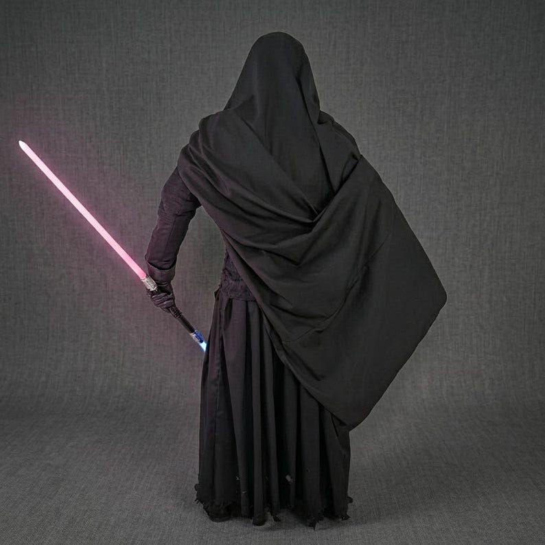Darth Nihilus Robe Darth Nihilus Sith Lord Inspired Costume | Hooded Robe Mask | Starwars ...