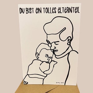 Wenskaart - Je bent een geweldige ouder - Bedankkaart voor moeder-/vaderdagouders