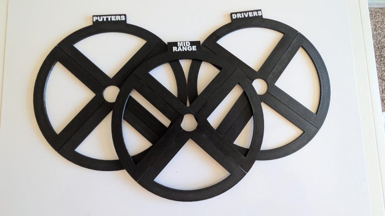 Disc Golf Bag Dividers! 6-Piece Set - Driver, Fairway Driver, Mid-Range, Rollers, Approach, Putters! image 5